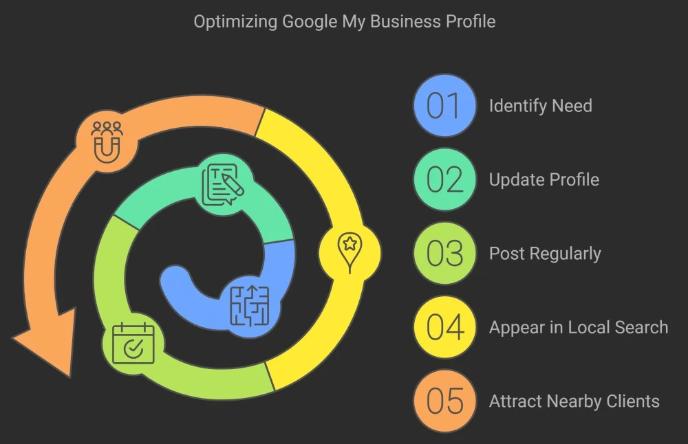 Optimize & Regularly Update Your Google My Business Profile